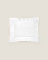 Federico boudoir sham in white/white