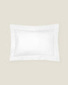 Federico queen sham in white/white