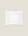 Icona boudoir sham in white/white