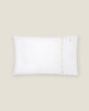 Icona pillowcase in white/beige