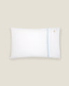 Tre Righe Pillowcase in white/medium blue