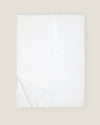 Treccia Moderno white/white duvet cover folded.