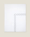 Treccia Moderno white/sterling flat sheet
