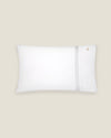 Treccia Moderno white/sterling pillowcase 