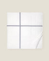 Treccia white/navy quiltino