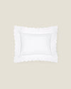 Treccia white/white boudoir sham