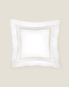 Treccia euro sham white/beige