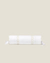 Treccia neckroll sham white/beige