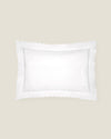 Treccia white/white standard sham