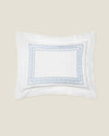 Impero standar Sham in white/medium blue
