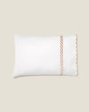 Treccia Splendore White/rose gold pillowcase