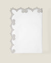 Marrakesh white/sterling flat sheet