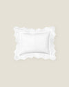 Marrakesh piquet white/white boudoir  sham