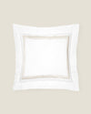 Tre Righe euro sham white/sage
