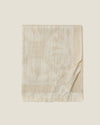 Impero Beige Throw folded